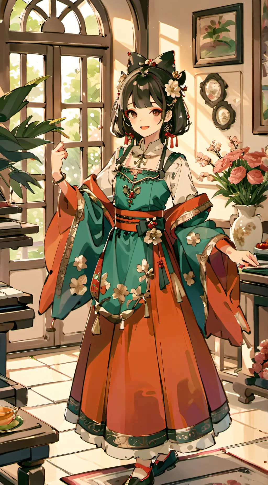 ai character: Nia background