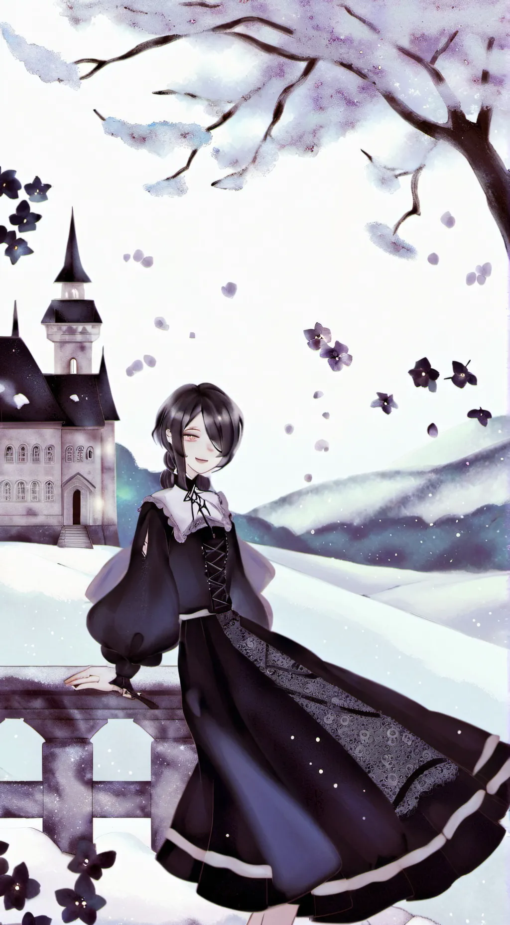 ai character: school x ch background