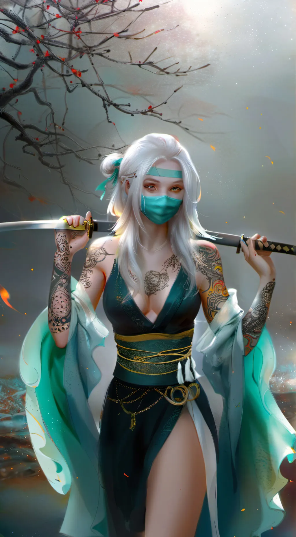 ai character: Akita Fukushima background