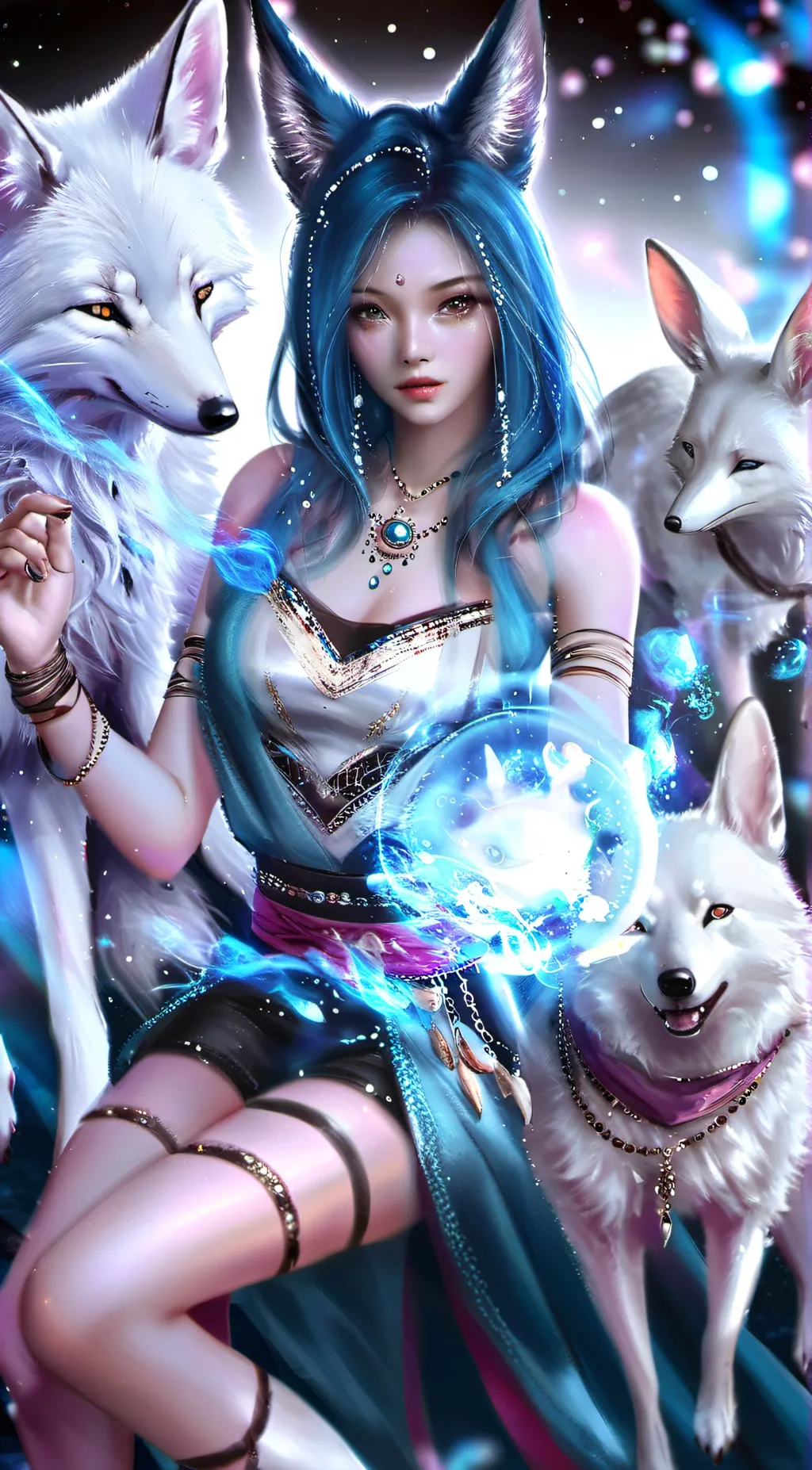 ai character: Foxy background