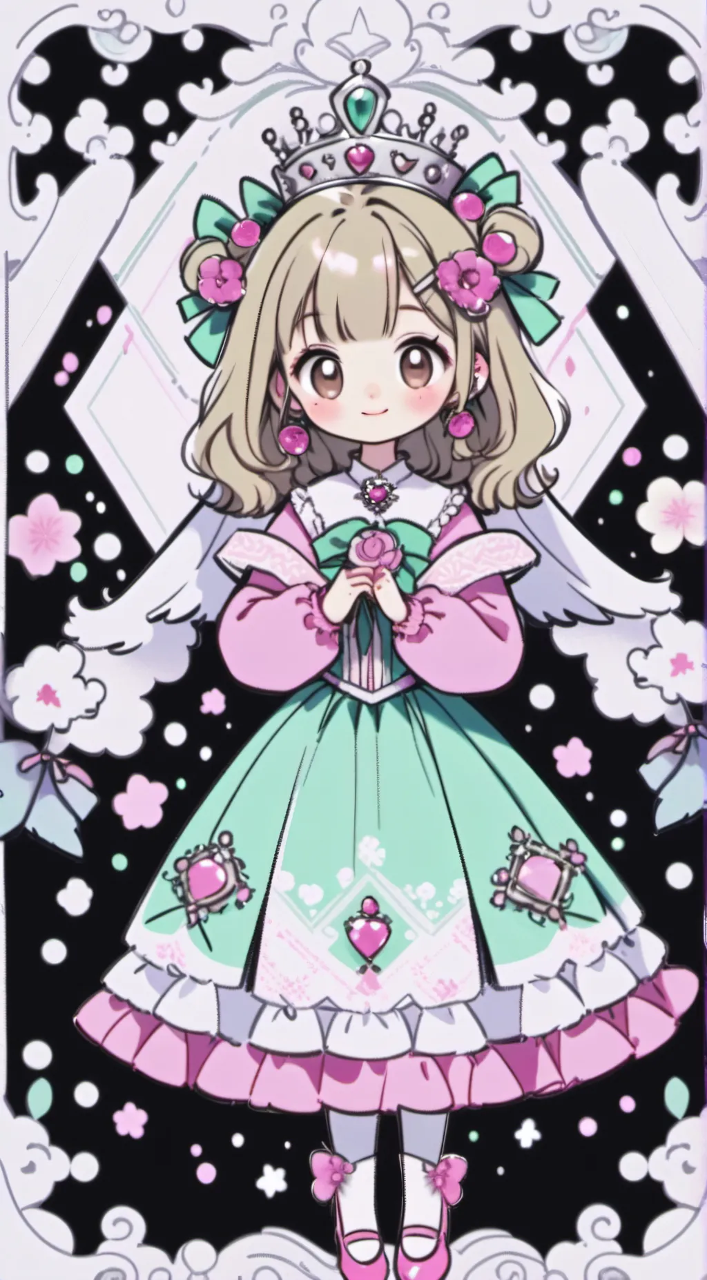 ai character: Kennedi and teach  background