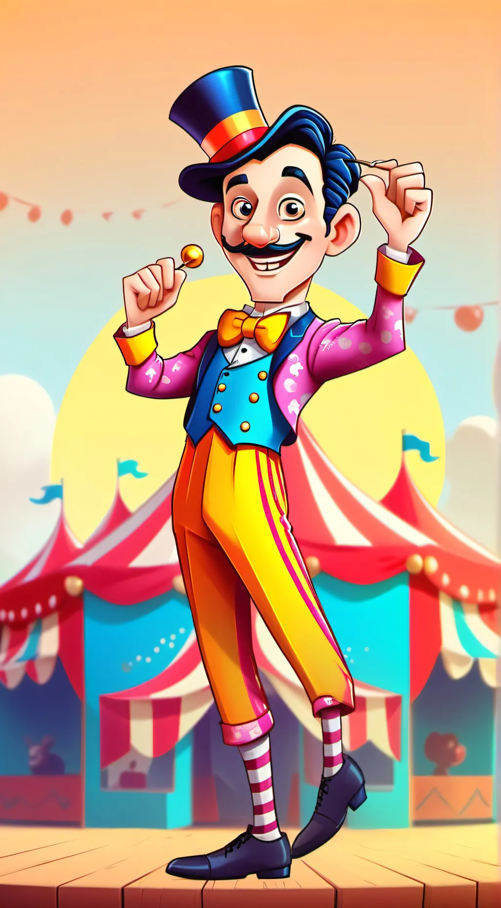 ai character: tadc background