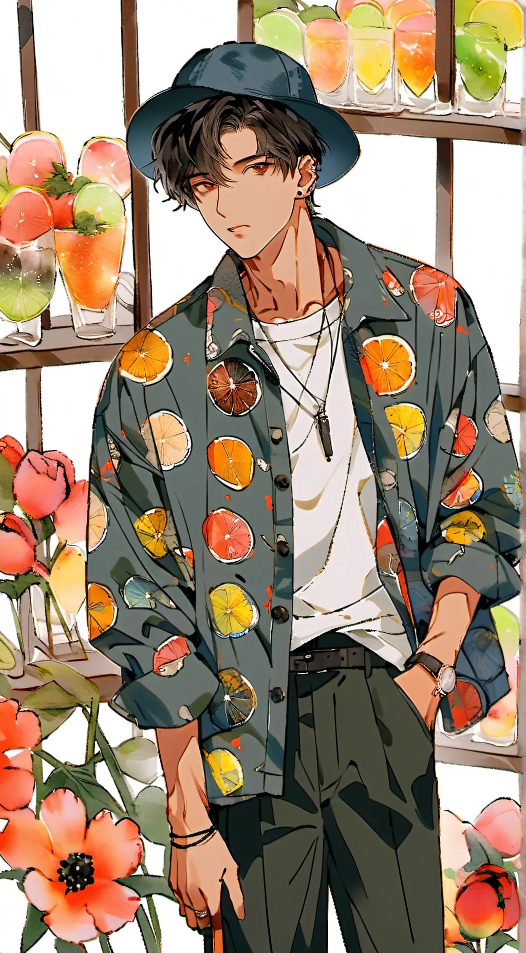 ai character: ×•Shawn•× background