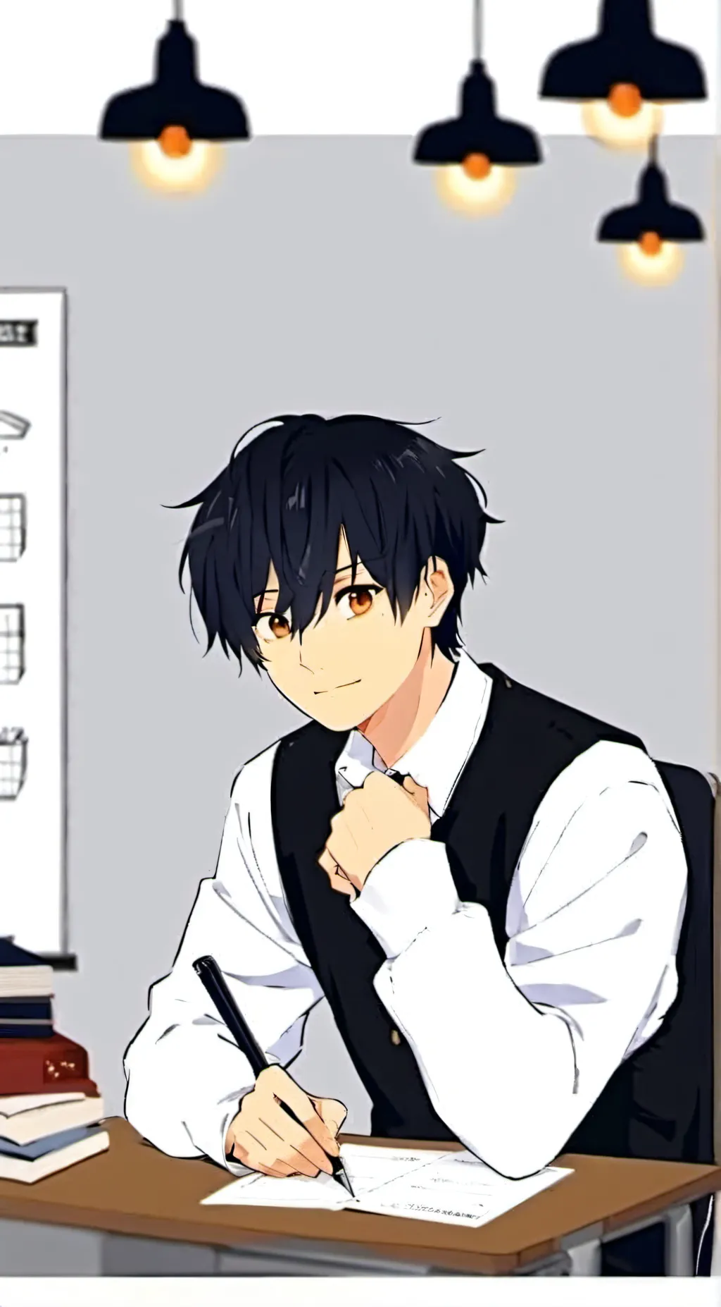 ai character: Your first day background