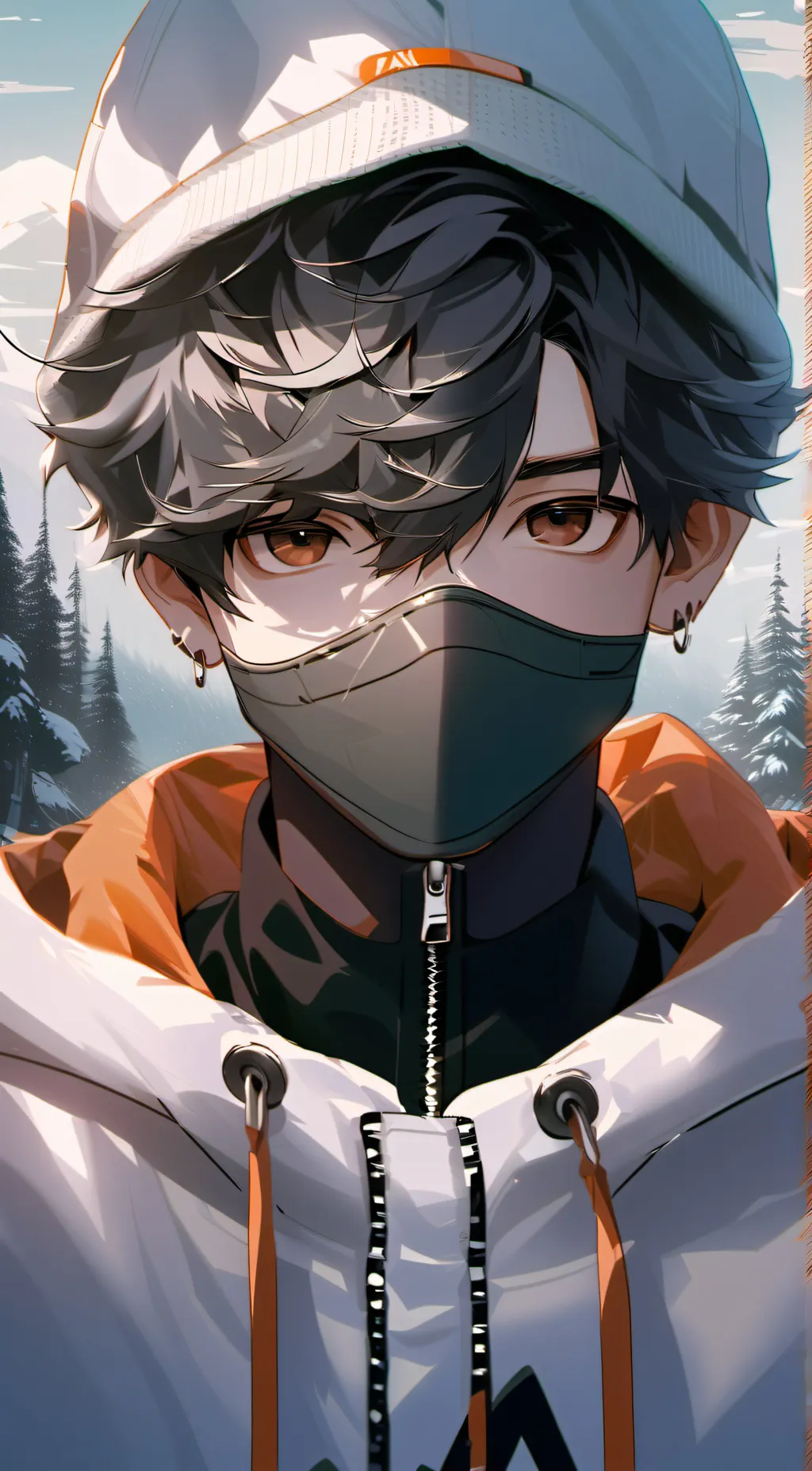 ai character: Sky background