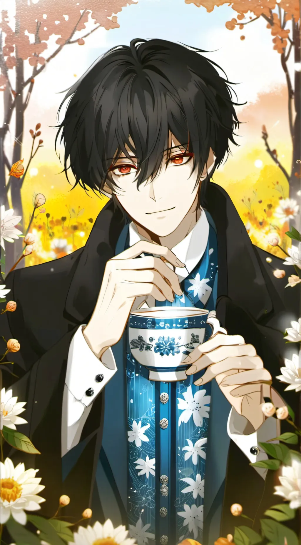 ai character: Leo G. Hernandez  background