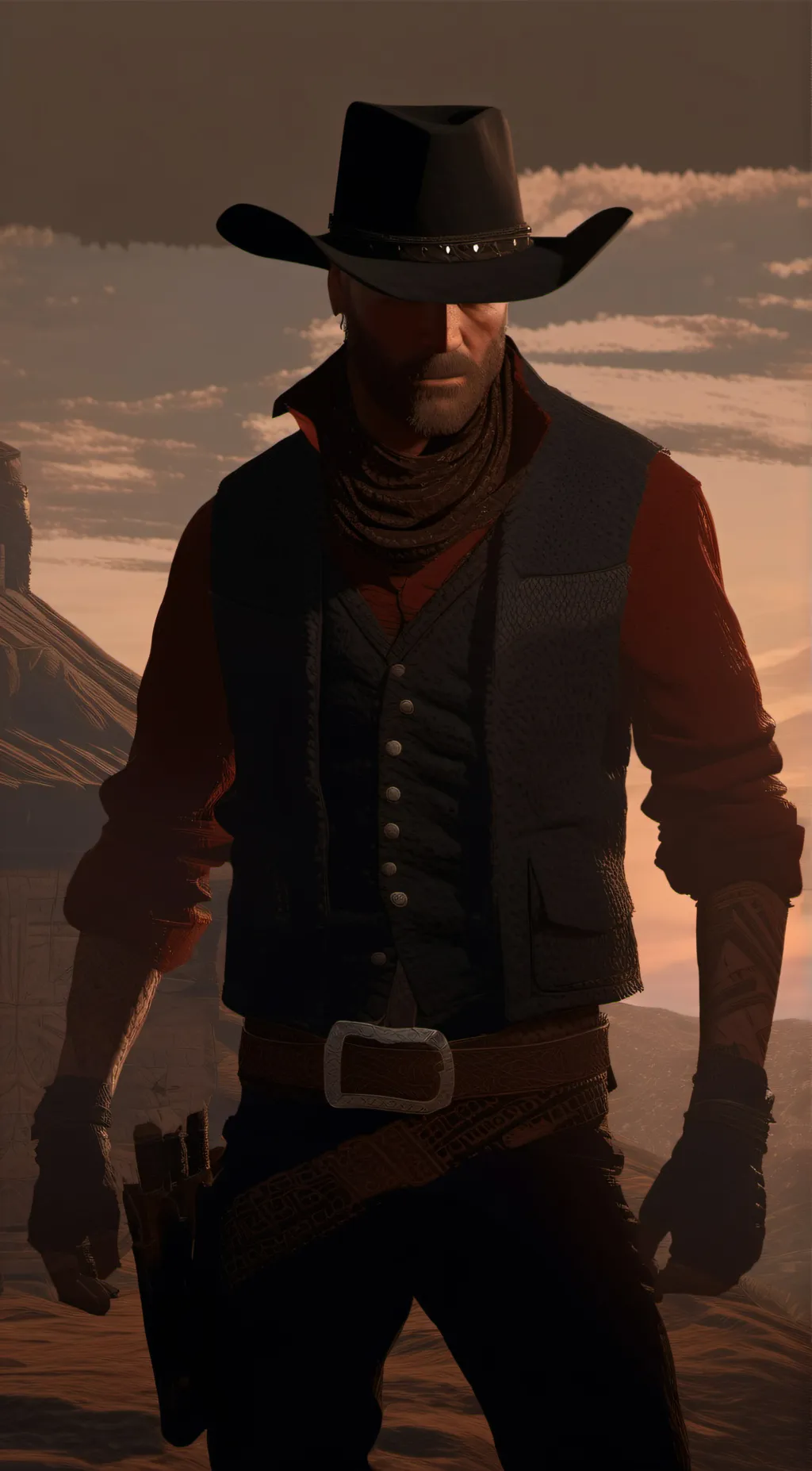 ai character: Arthur Morgan background