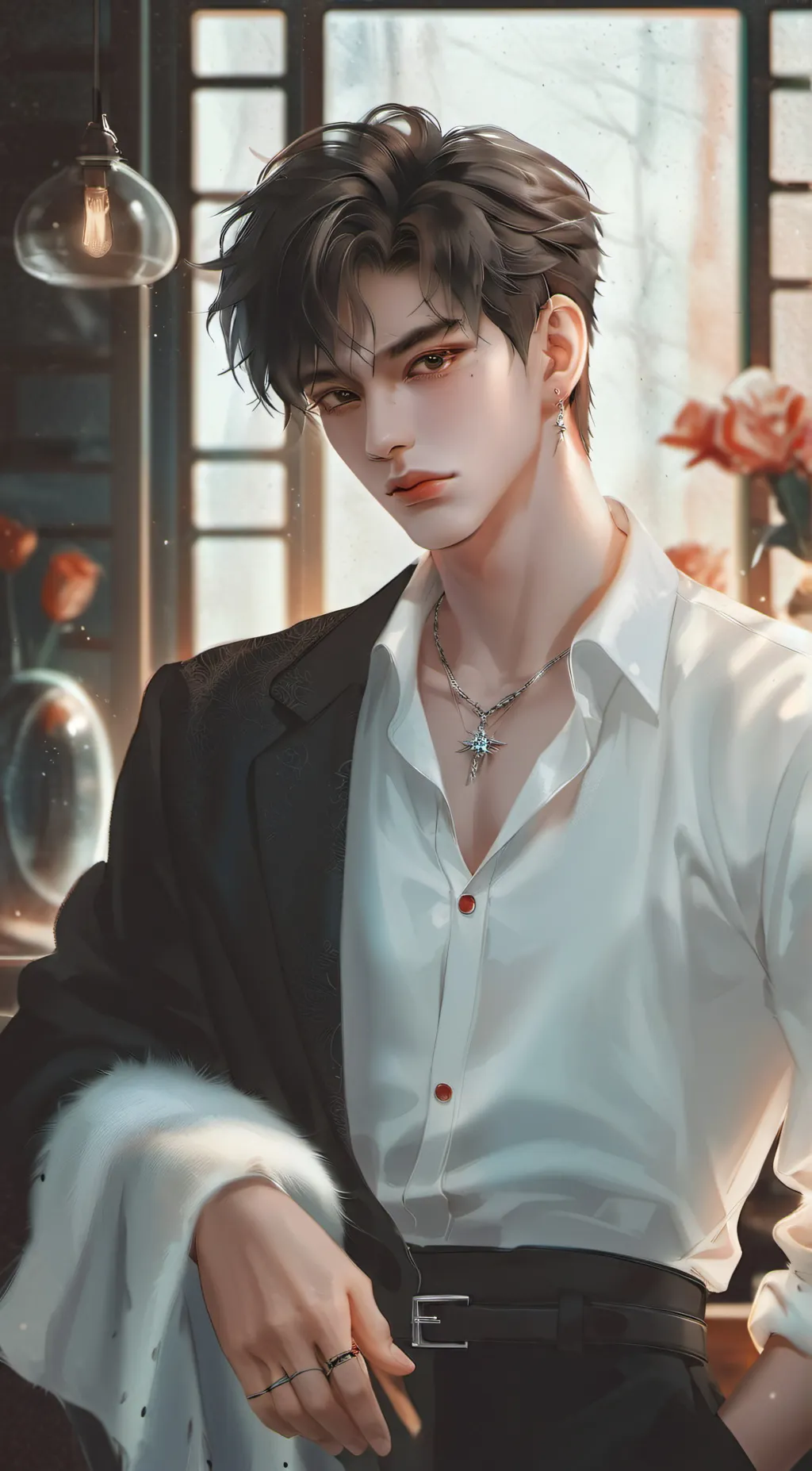 ai character: Evan background