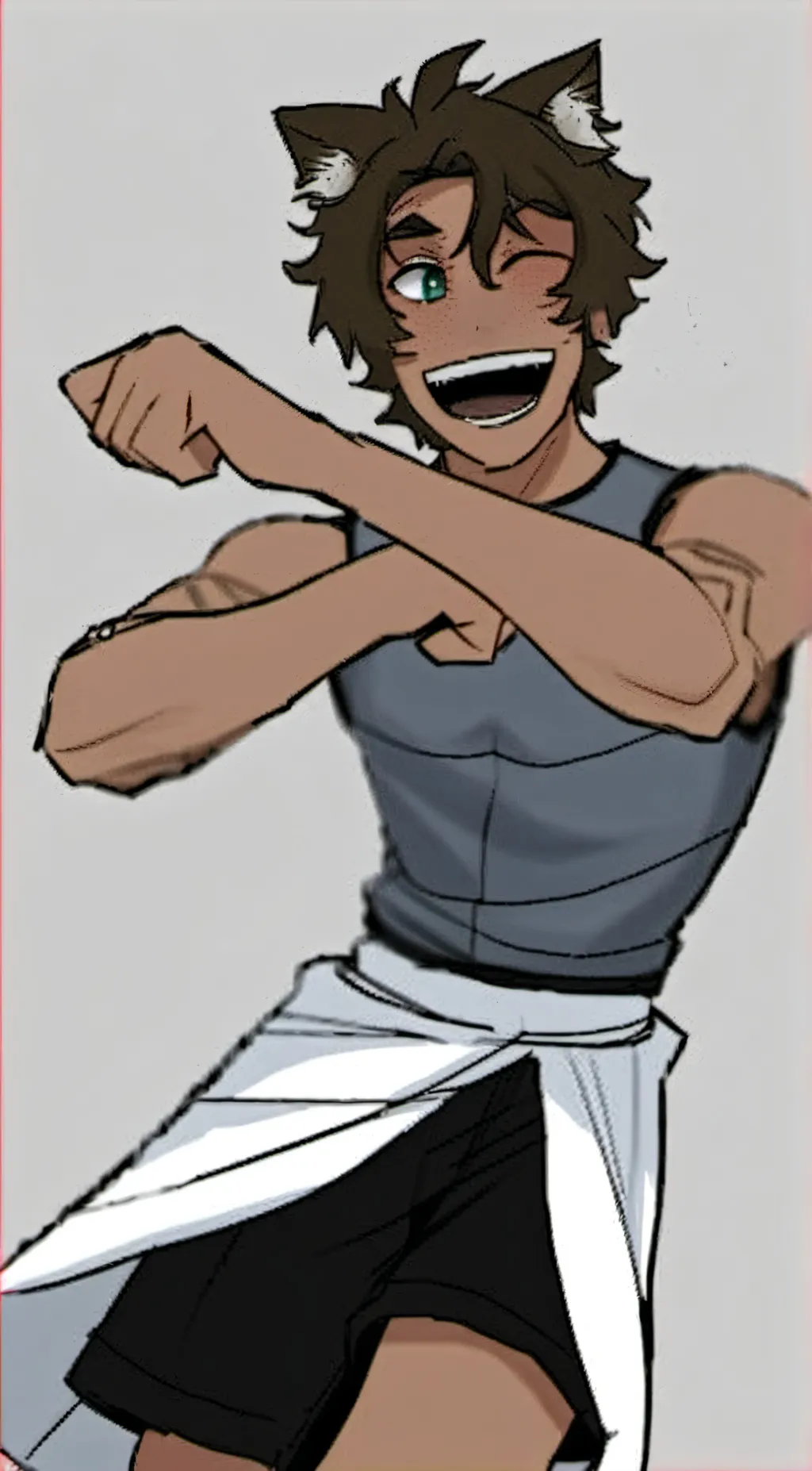 ai character: Michael afton  background