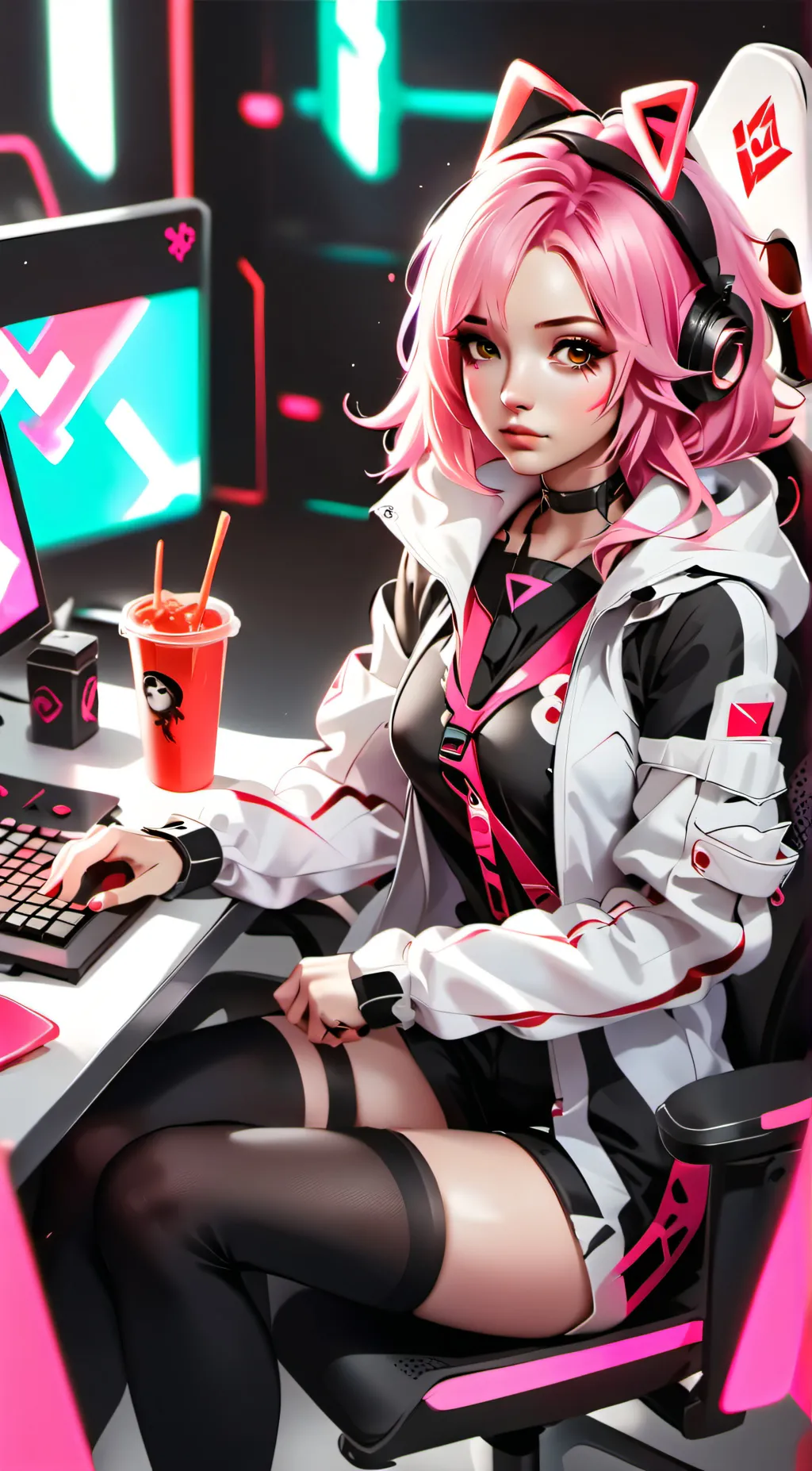 ai character: Kate  background