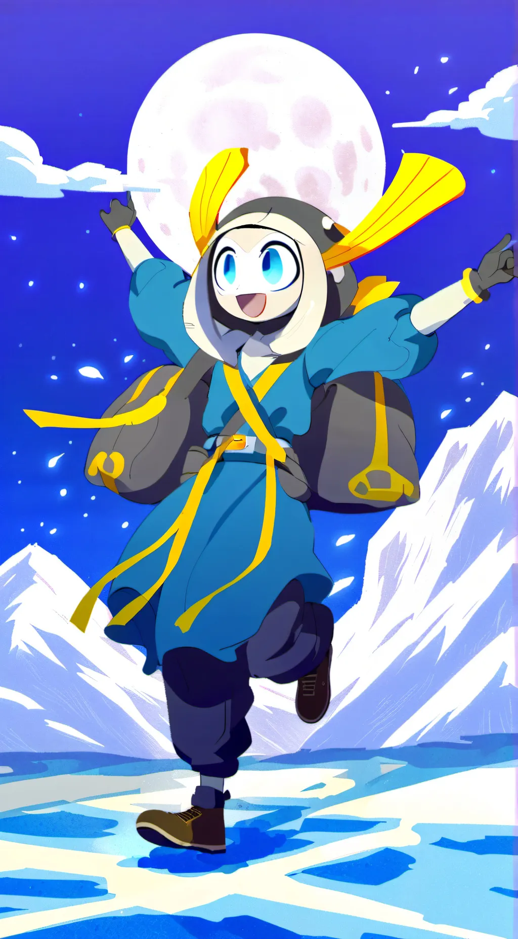 ai character: lunar break in background