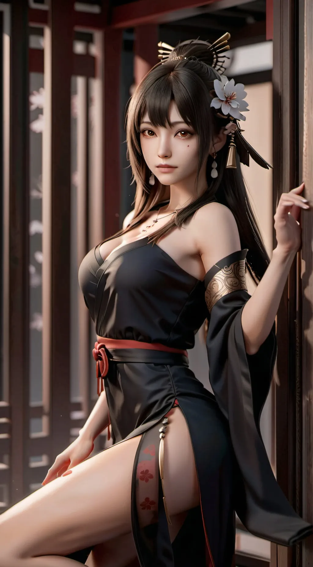 ai character: Yuzuki background