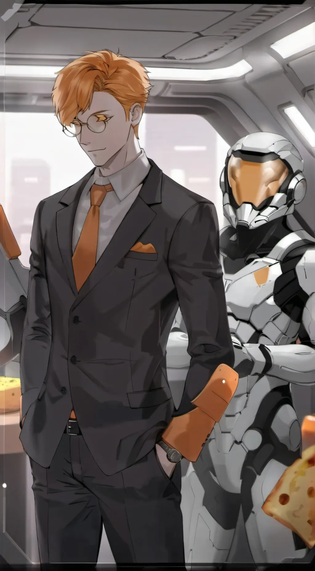 ai character: Mr.Cheese -GT- background