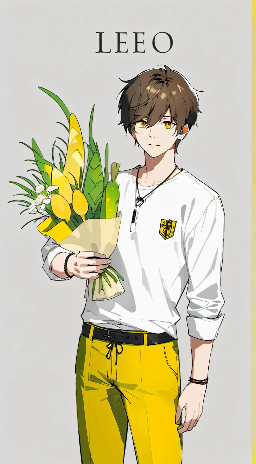 ai character: leo background