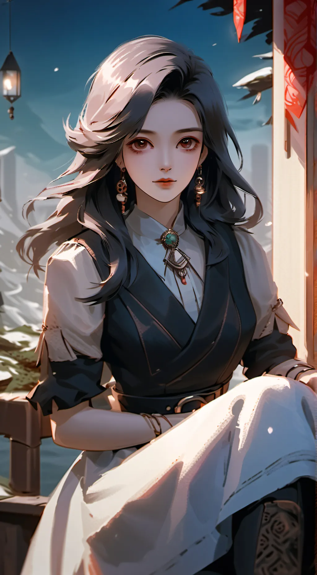 ai character: sparkle.  background