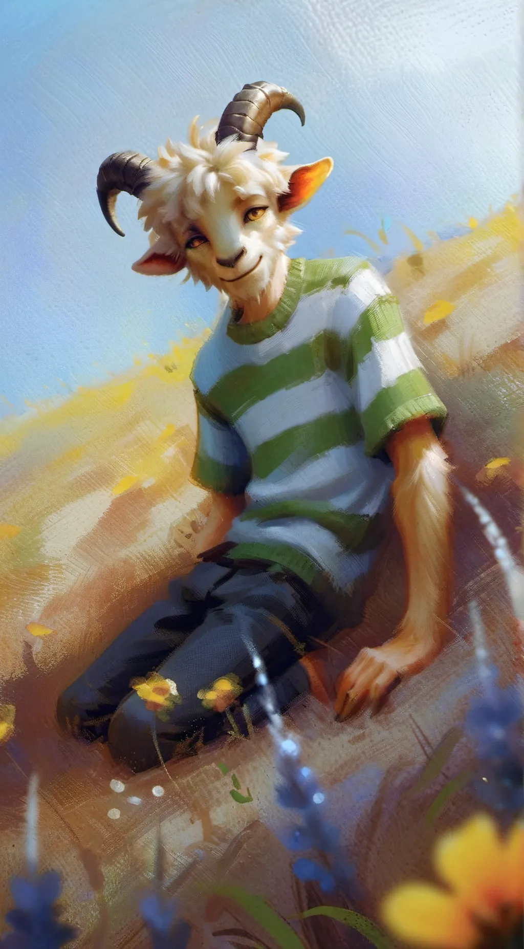 ai character: Asriel background