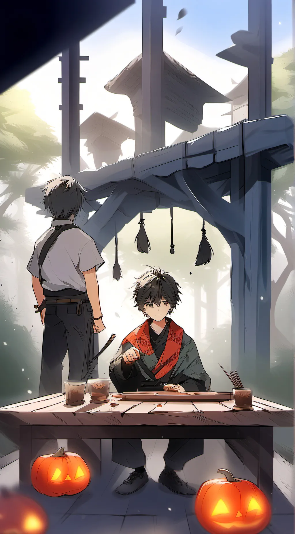 ai character: The Blacksmith  background