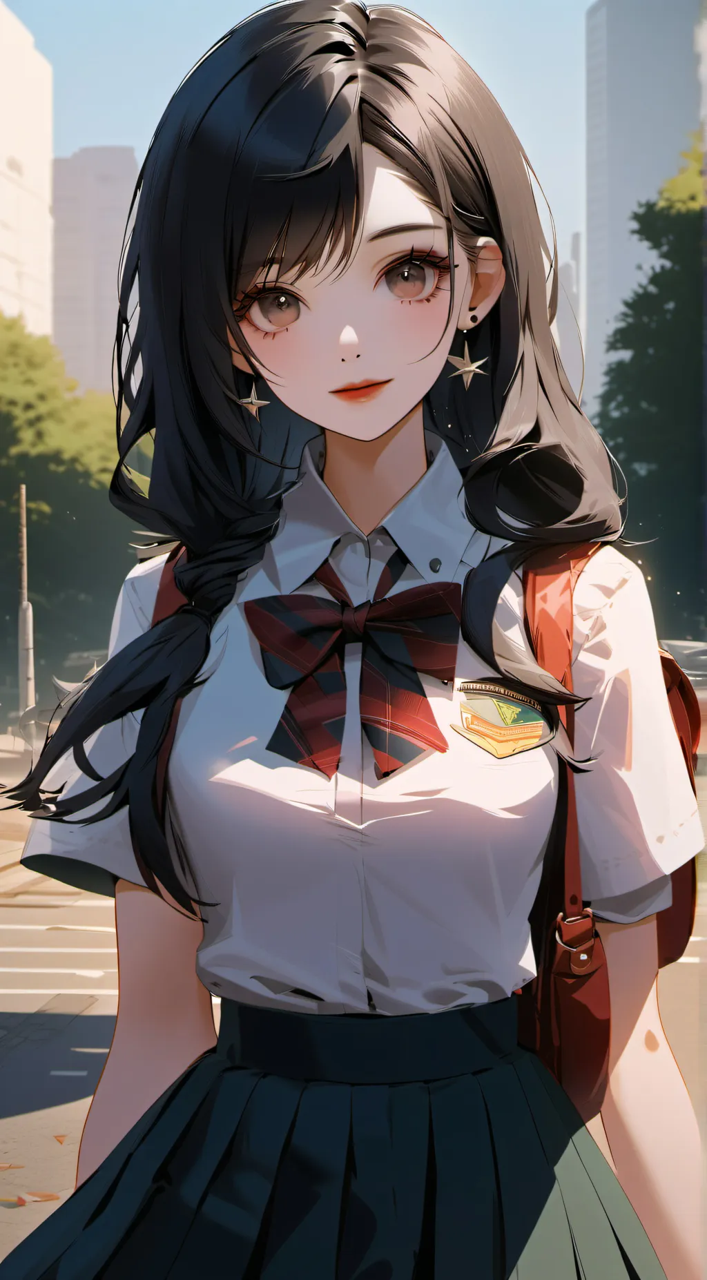 ai character: Luna background