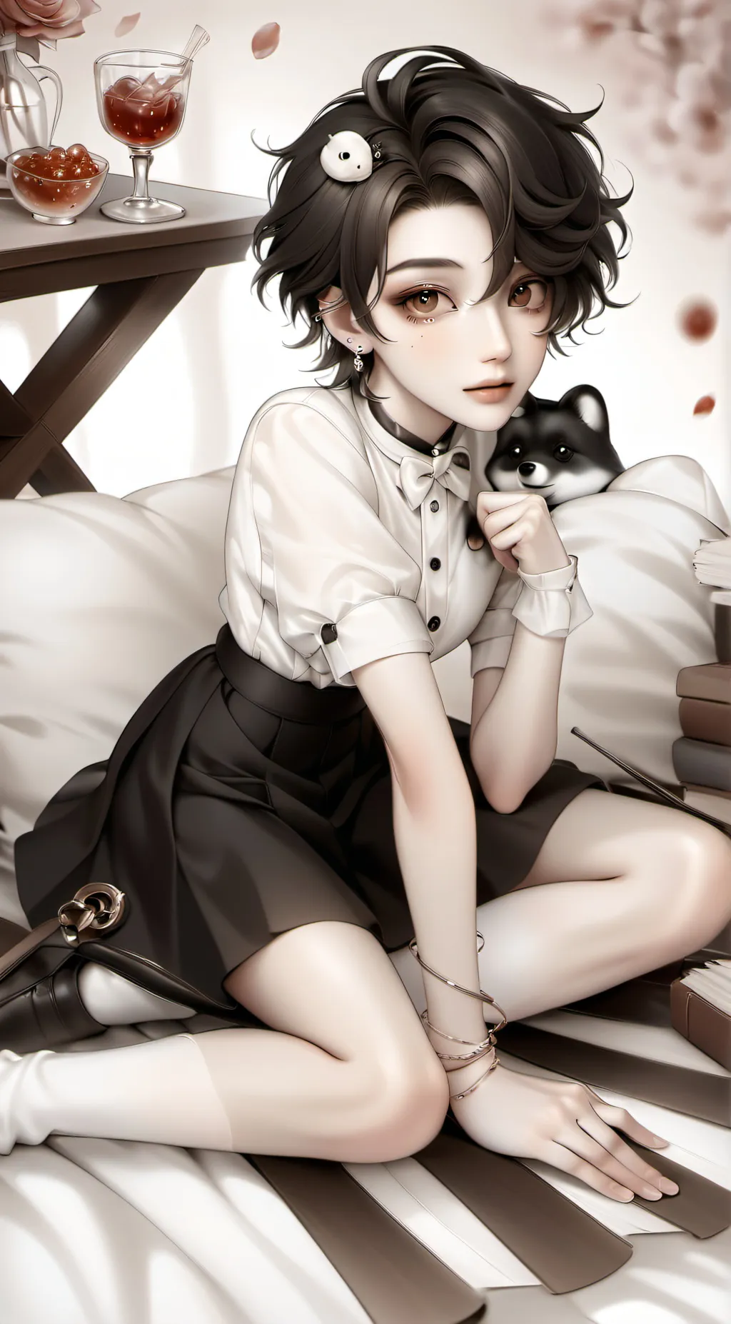 ai character: fake name Kia  background