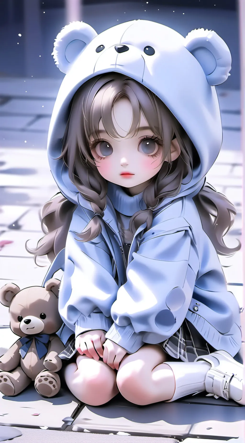 ai character: 🧸cuteeee🥺 background