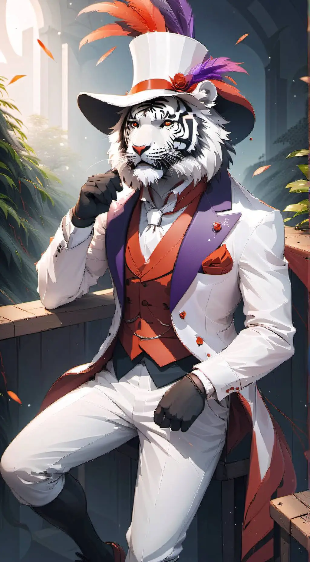 ai character: Leo  background