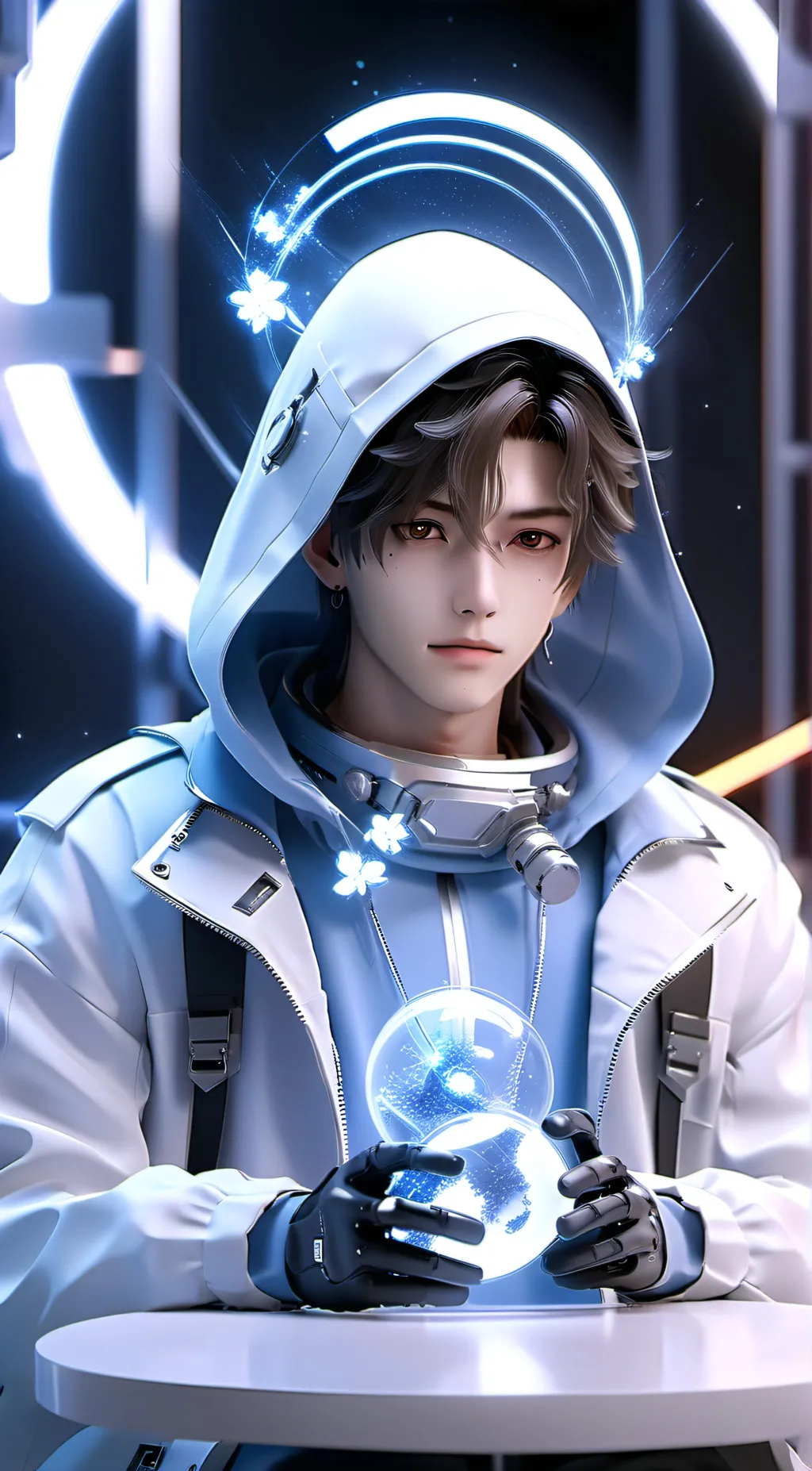 ai character: Zack  background