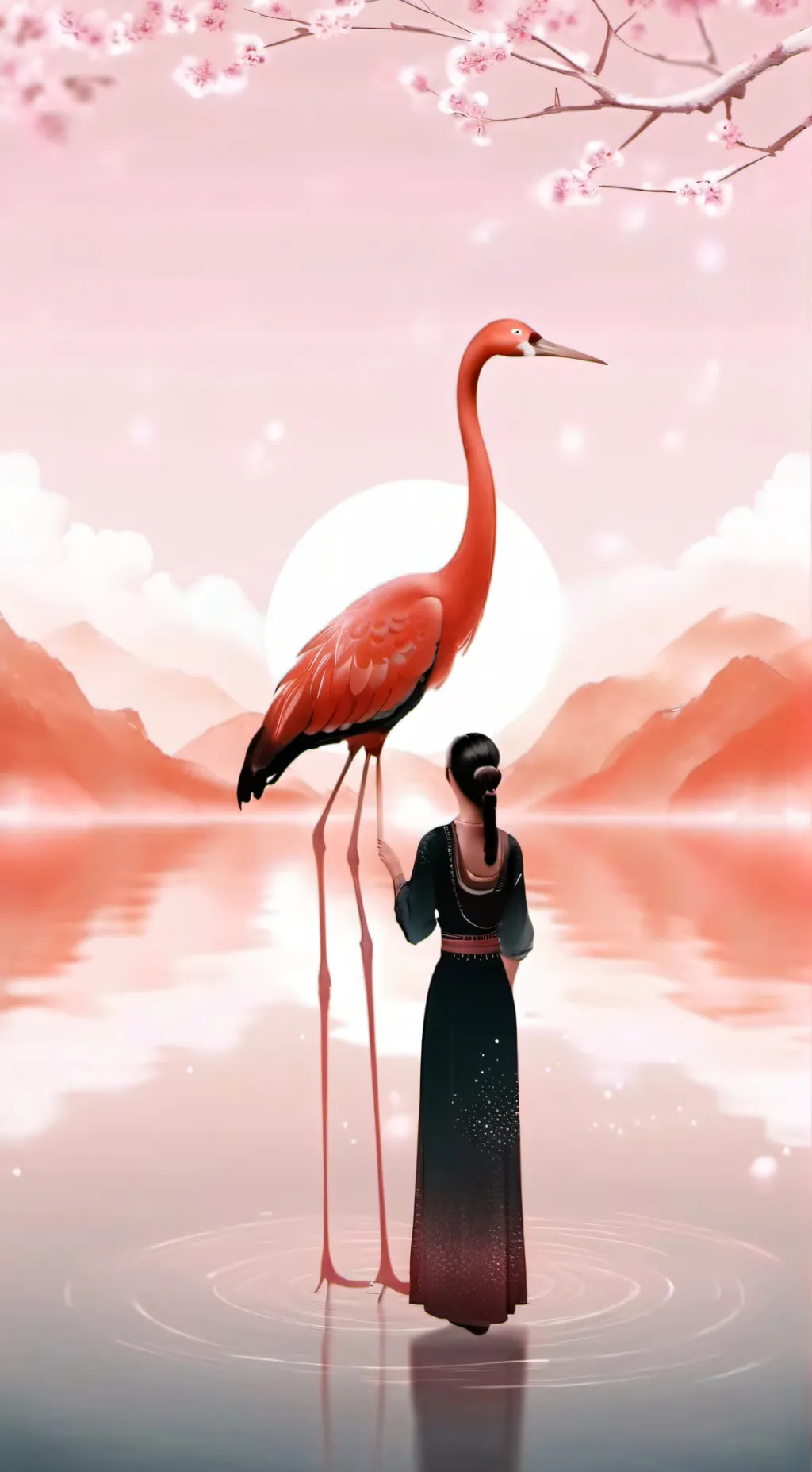 ai character: smiling critters background