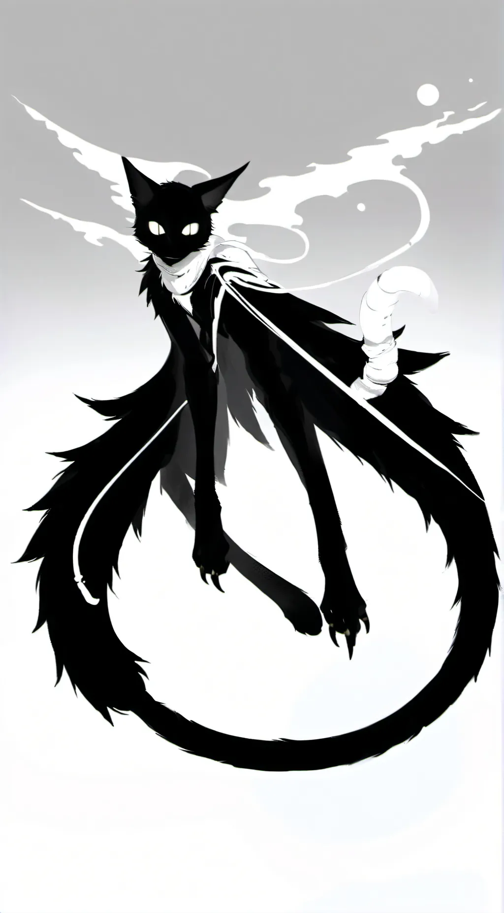 ai character: SCP 0012😺🖤🤍 background