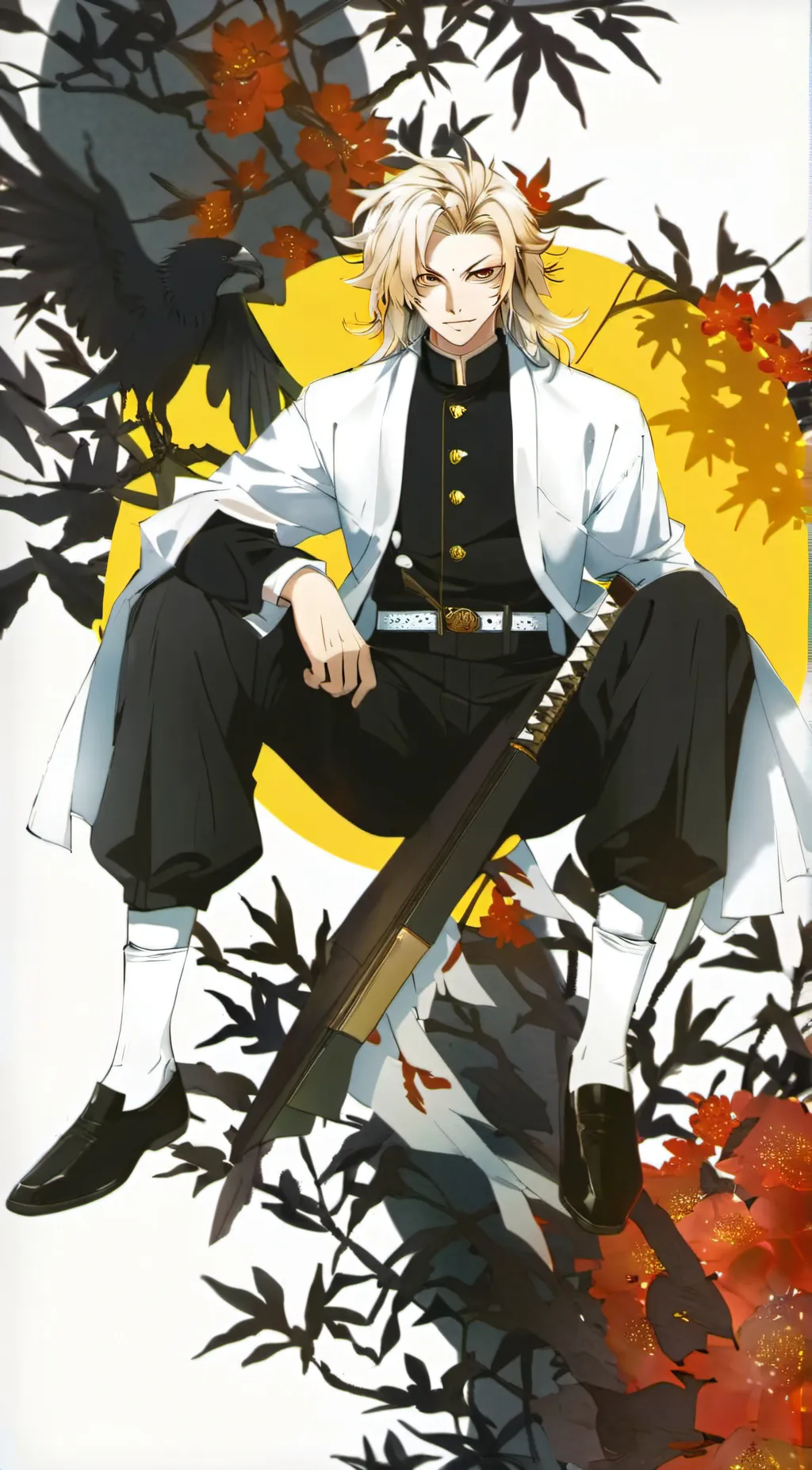 ai character: rengoku kyojiro background