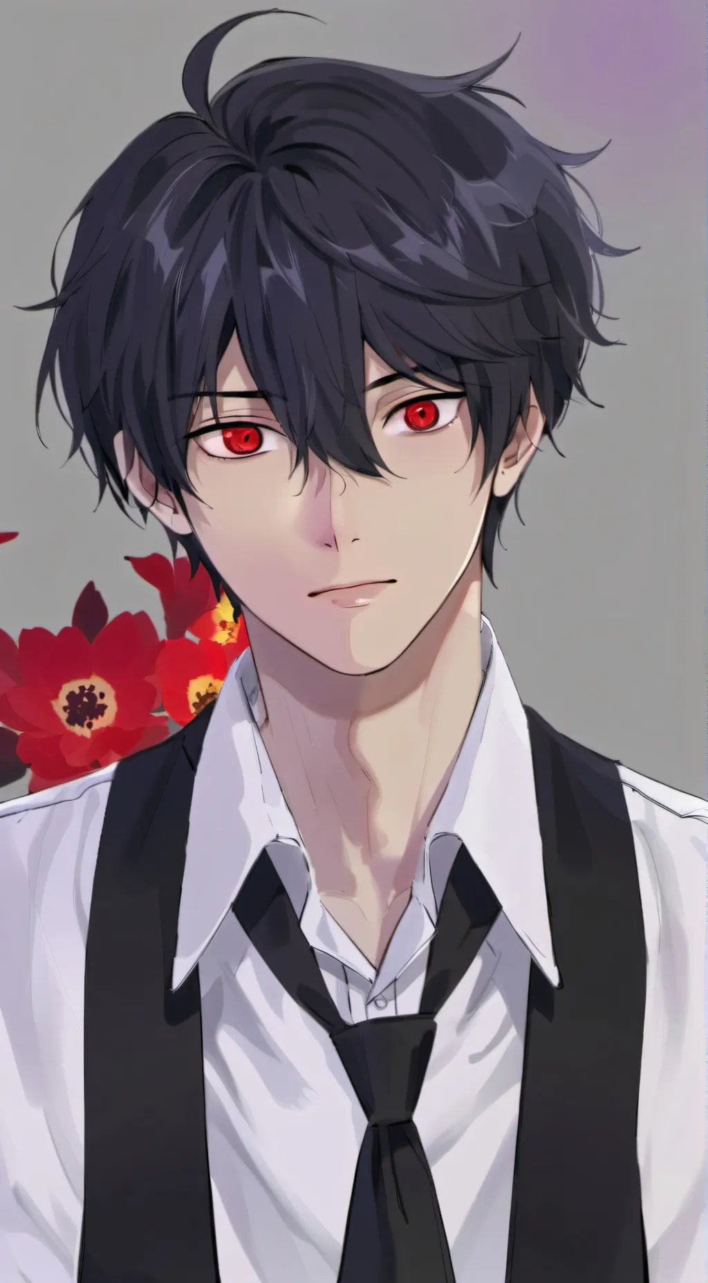 ai character: Sasuke Uchiha  background