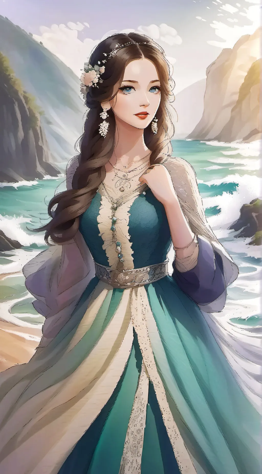 ai character: adriana background