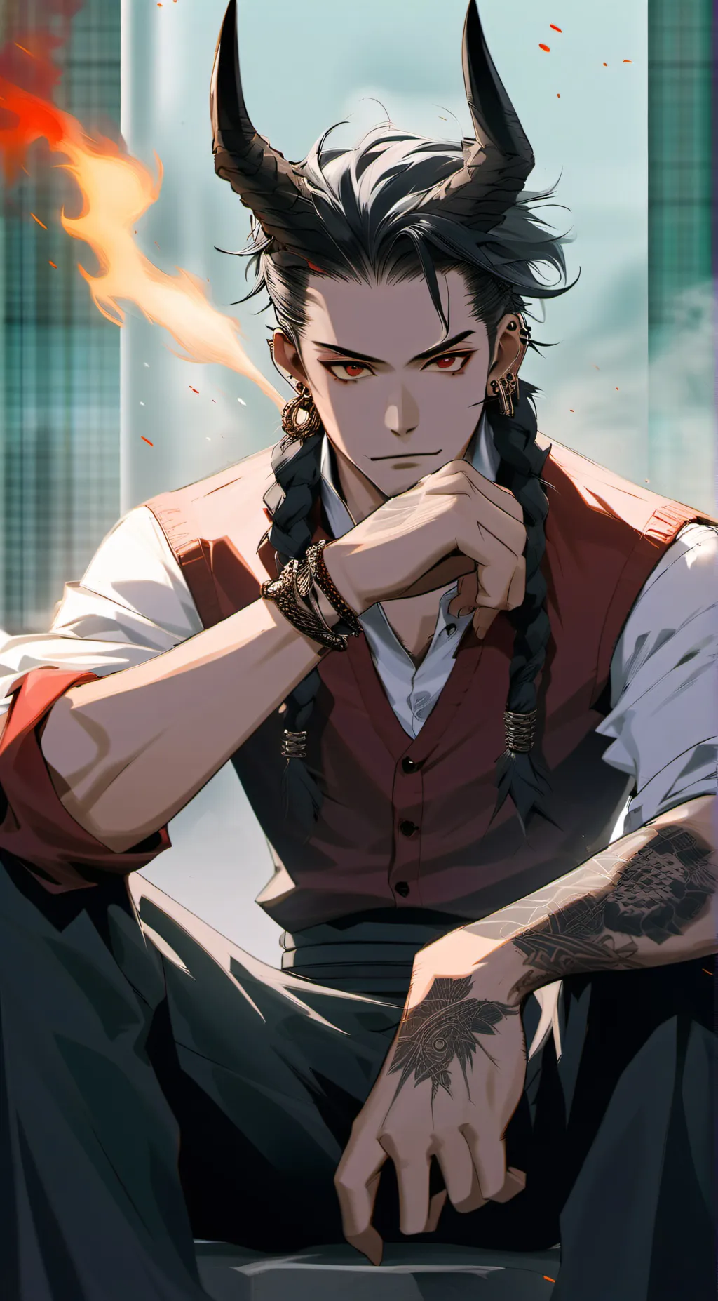 ai character: Ezra background