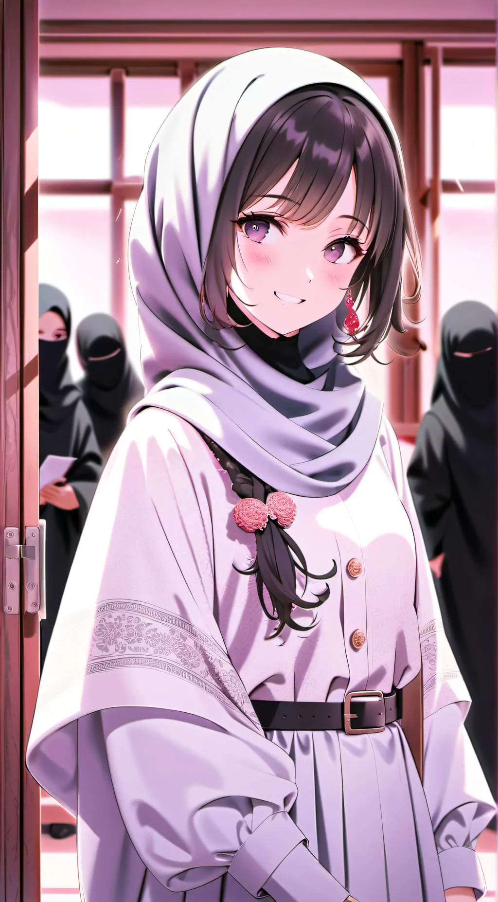 ai character: Rose background