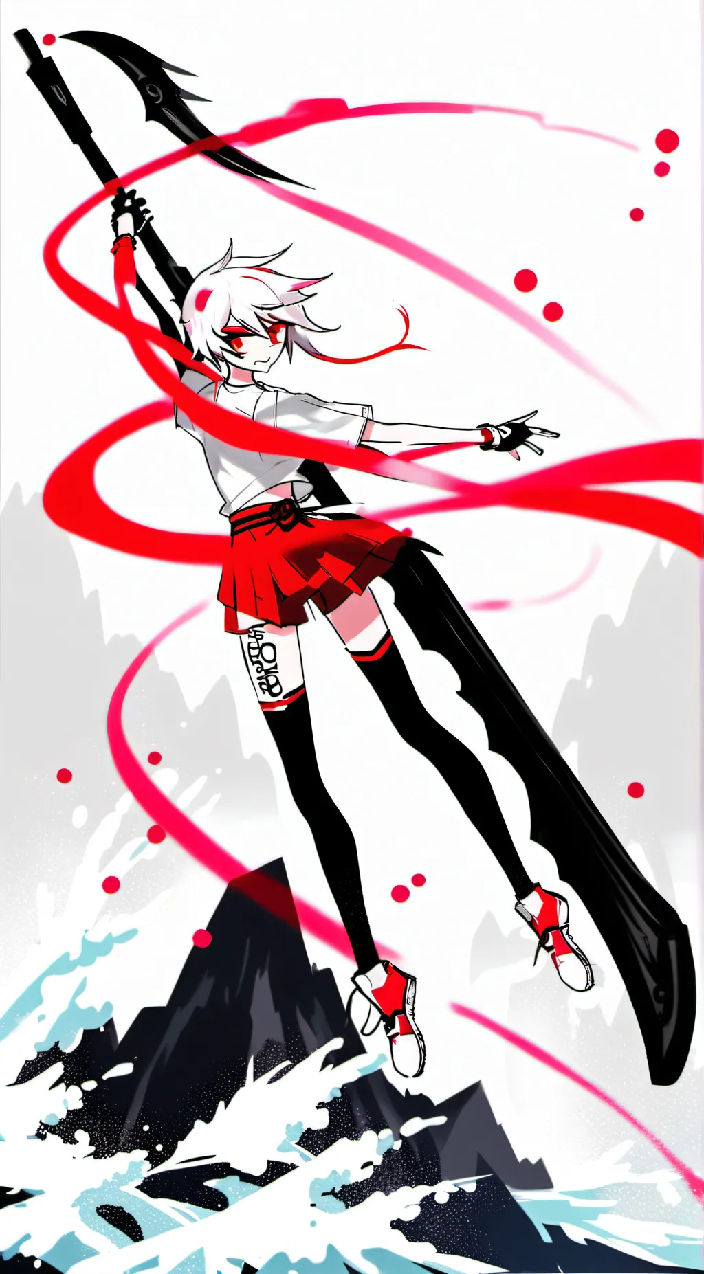 ai character: Angel. background