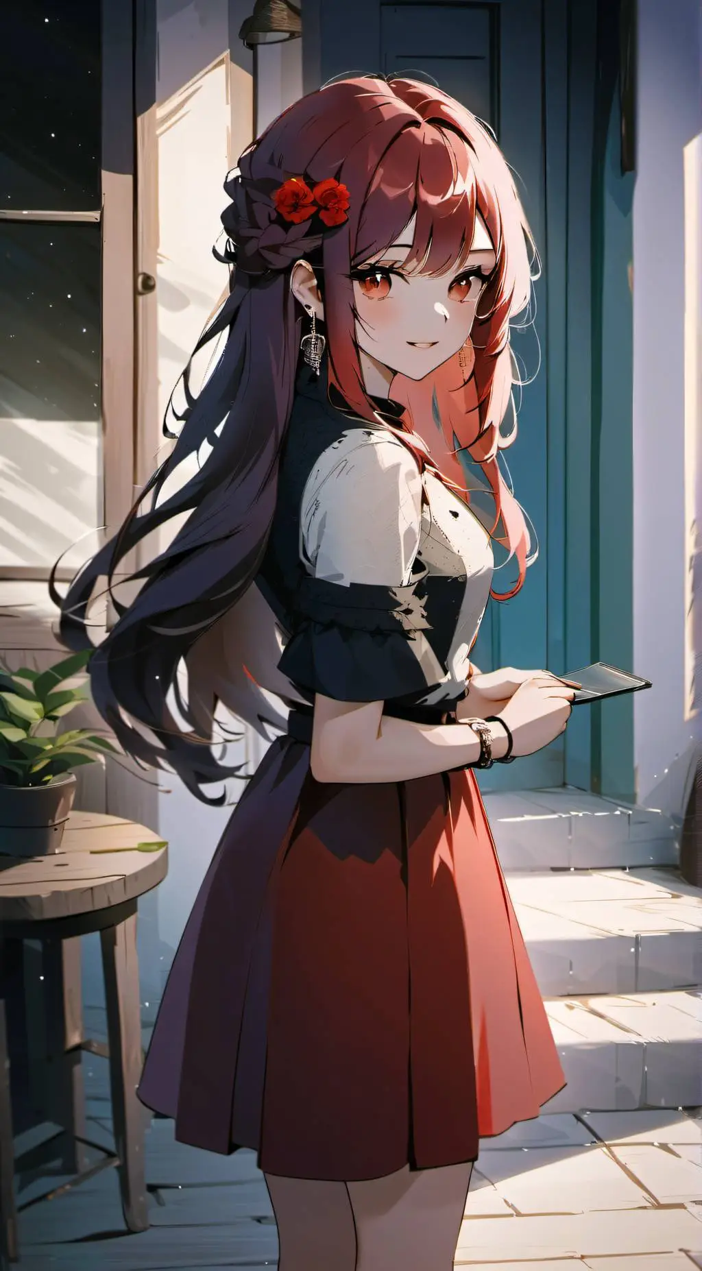 ai character: Poppy background