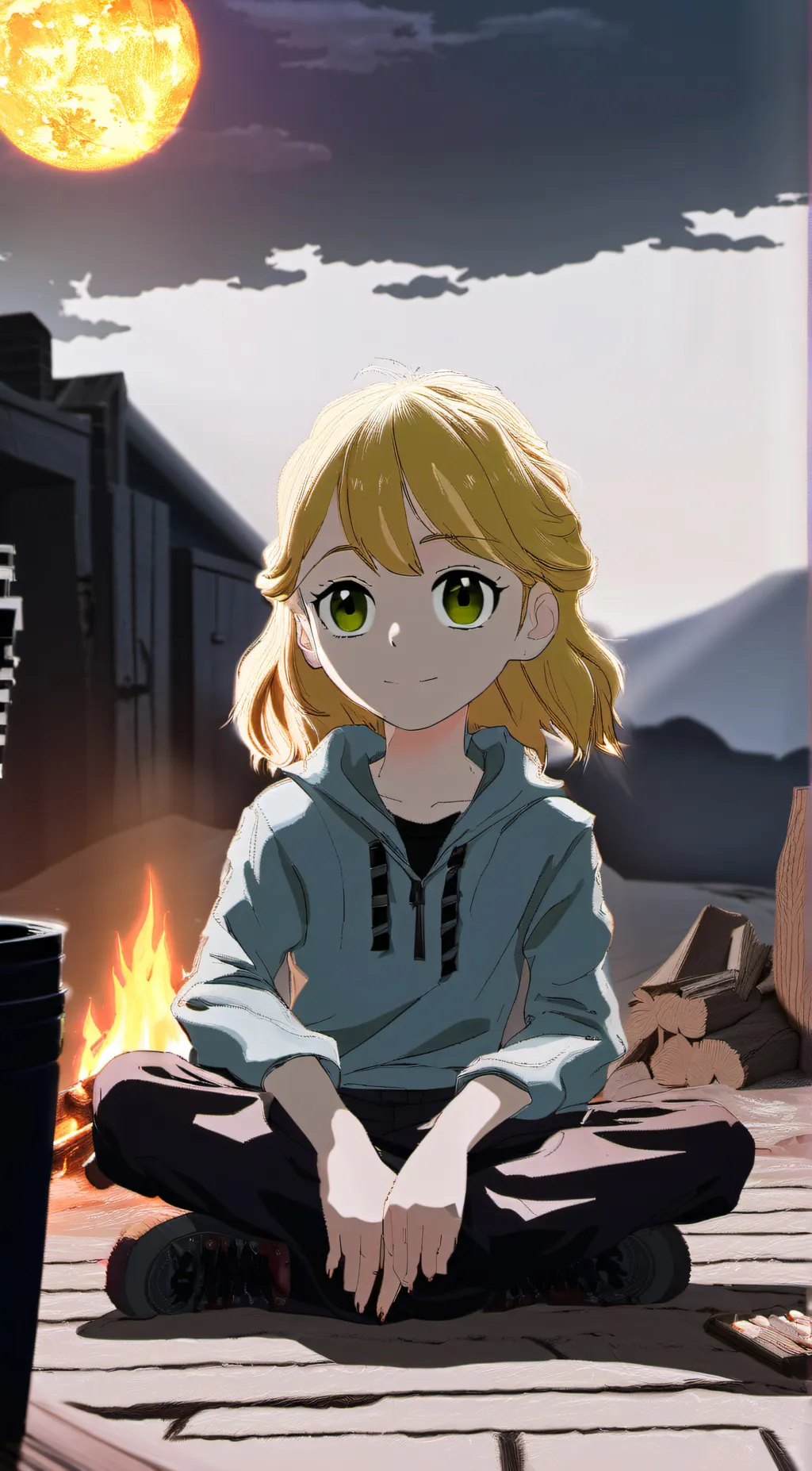 ai character: ellie  background