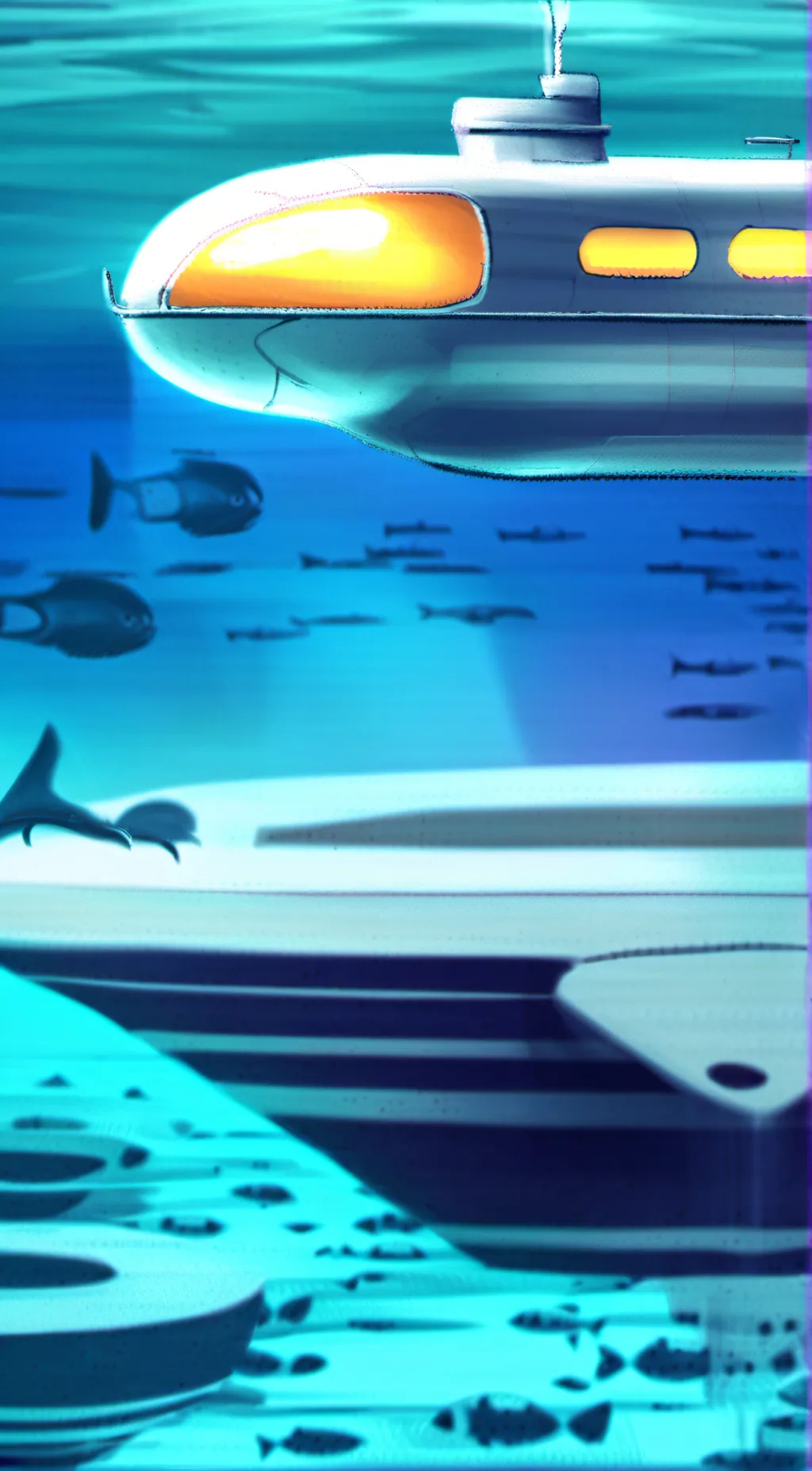 ai character: cyclops subnautica background