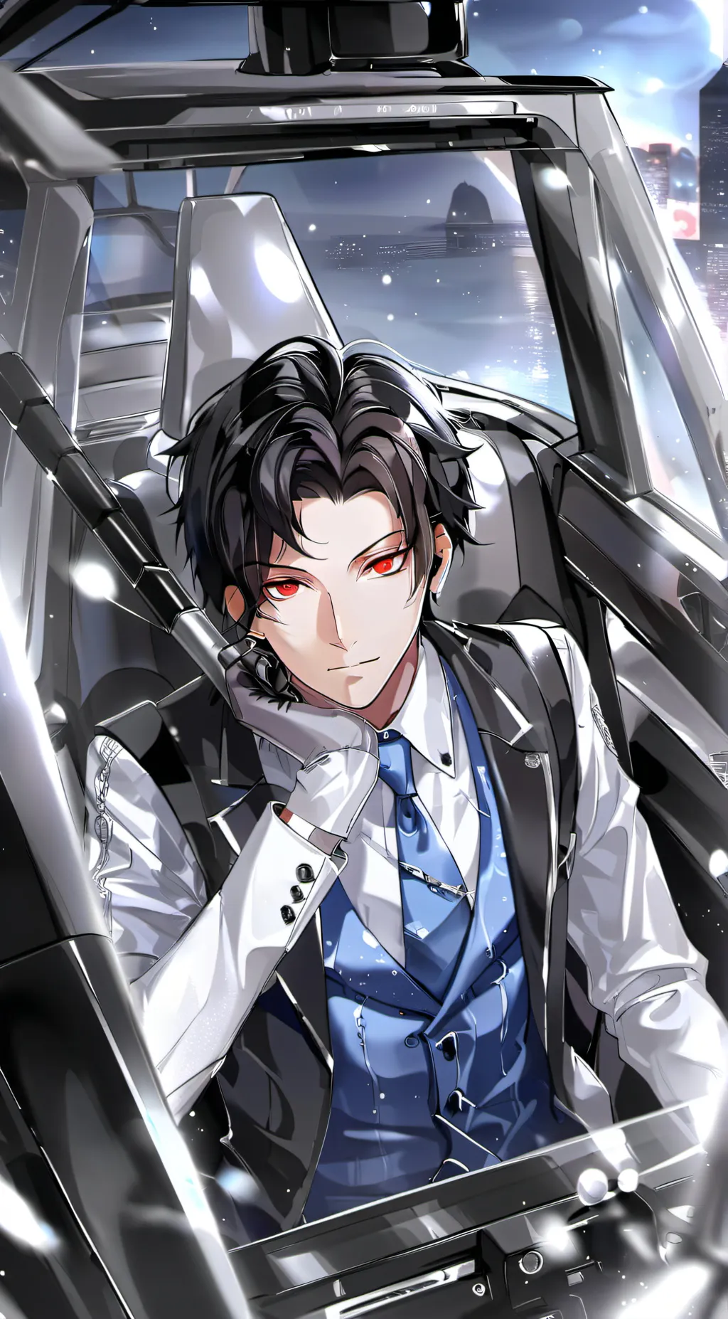 ai character: All upper moons background