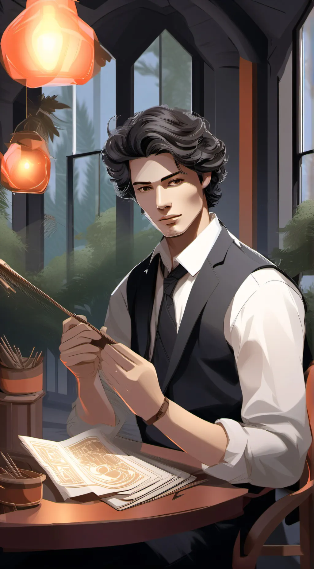 ai character: ronaldo  background