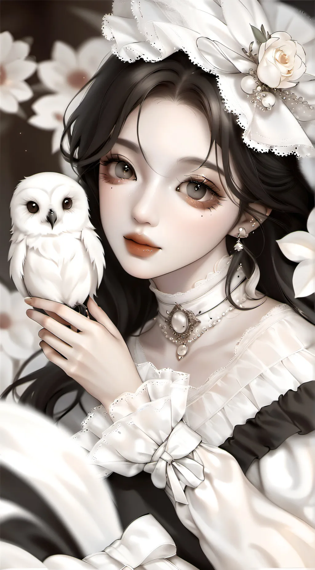 ai character: Caroline  background