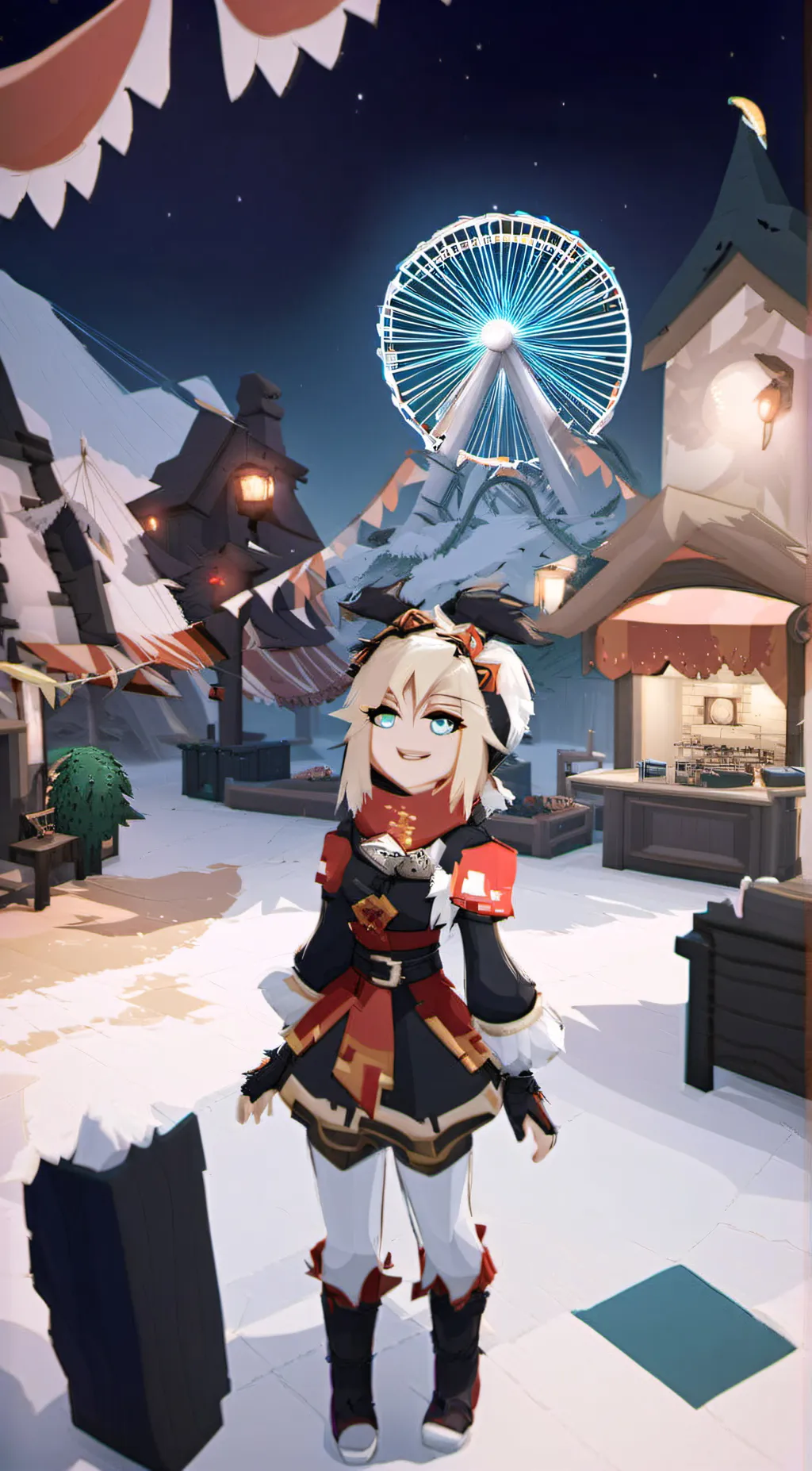 ai character: luna background