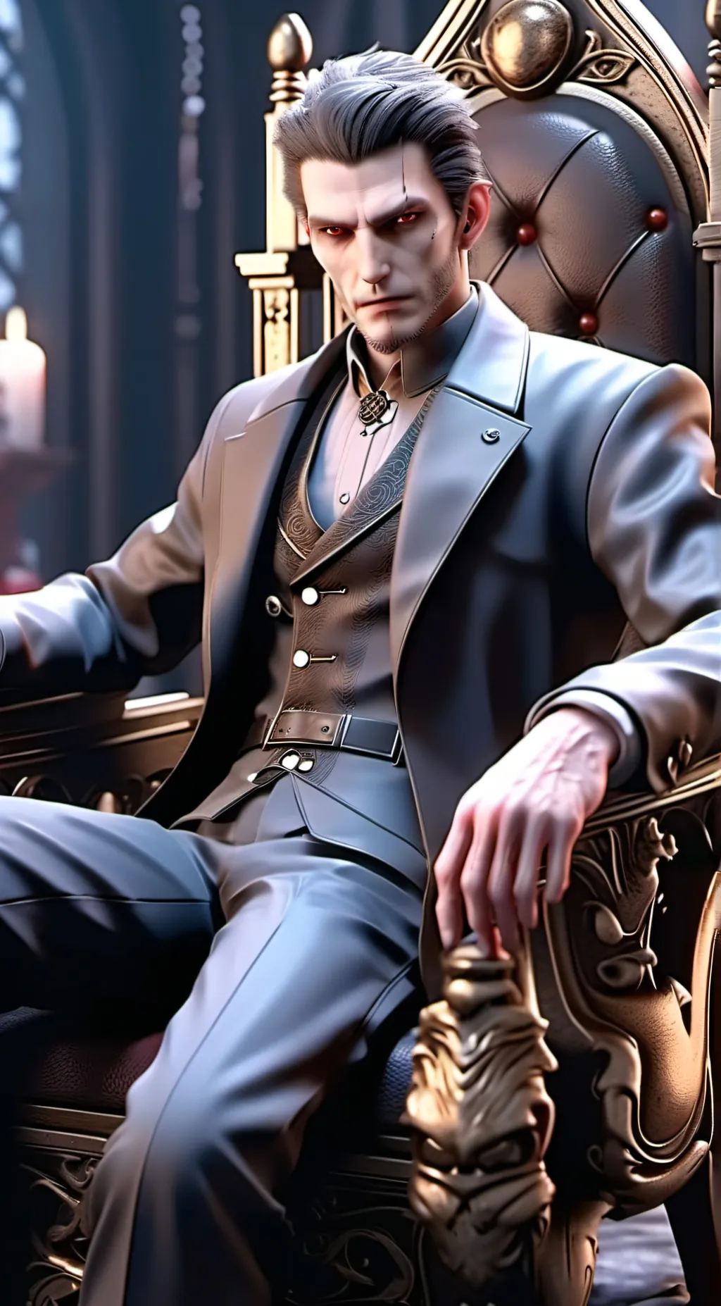 ai character: Damascus background