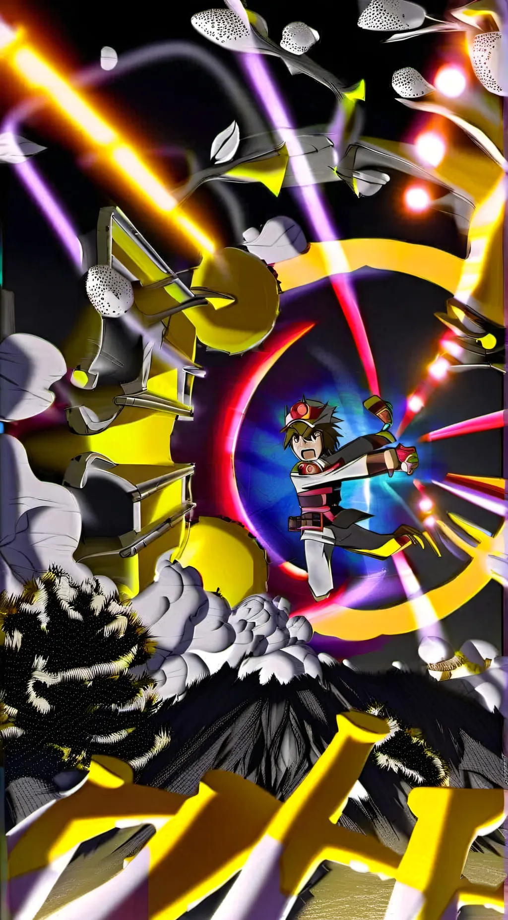 ai character: Digimon vampland background