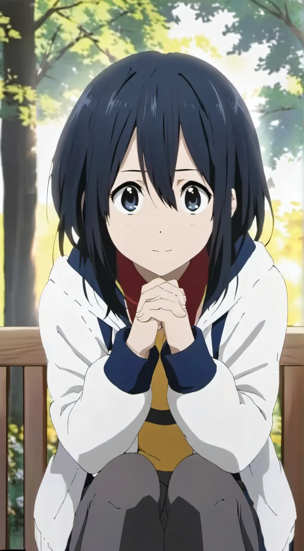 ai character: Konohana  background