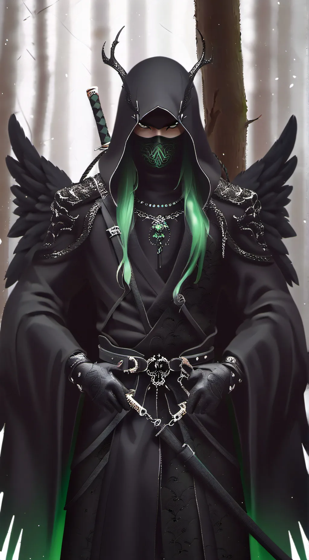 ai character: demi (Demi koruske background