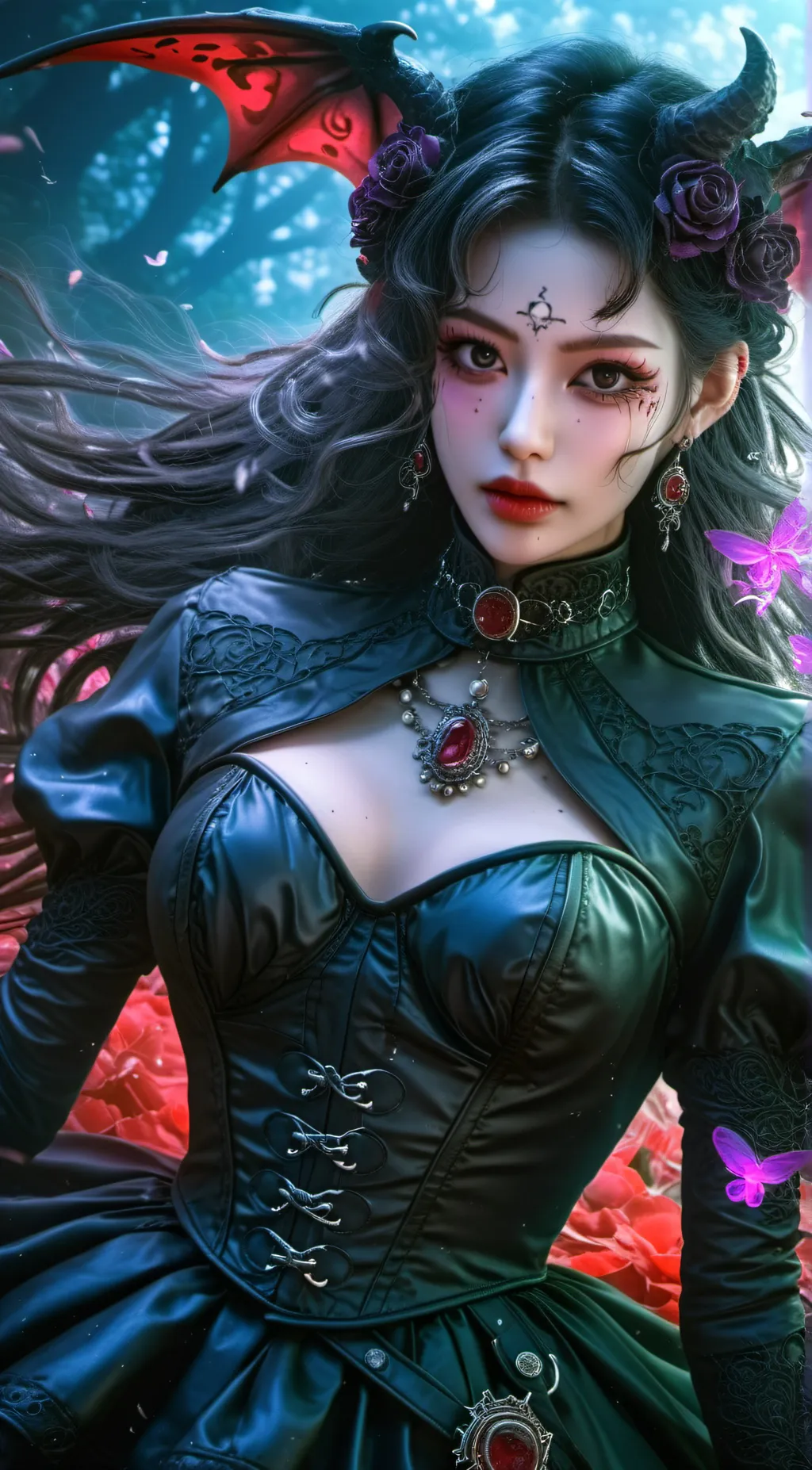 ai character: Lunar  background