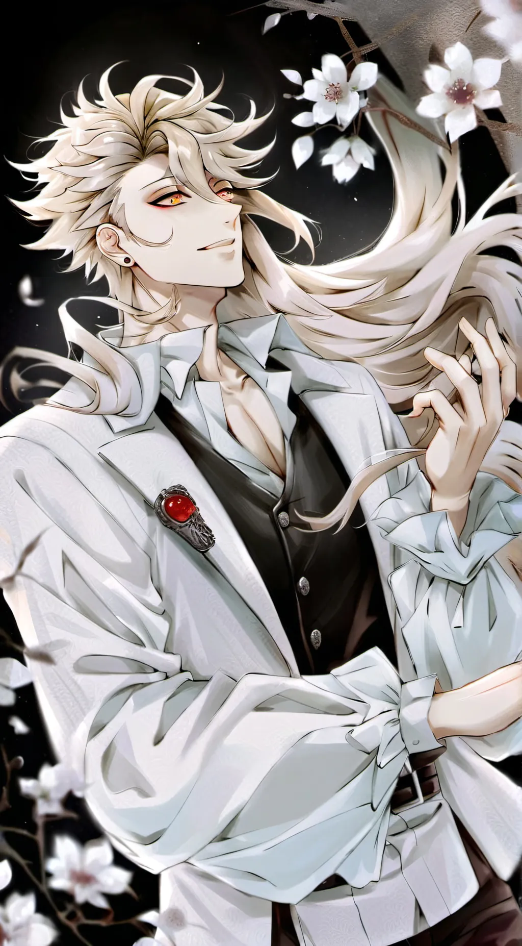 ai character: Douma  background