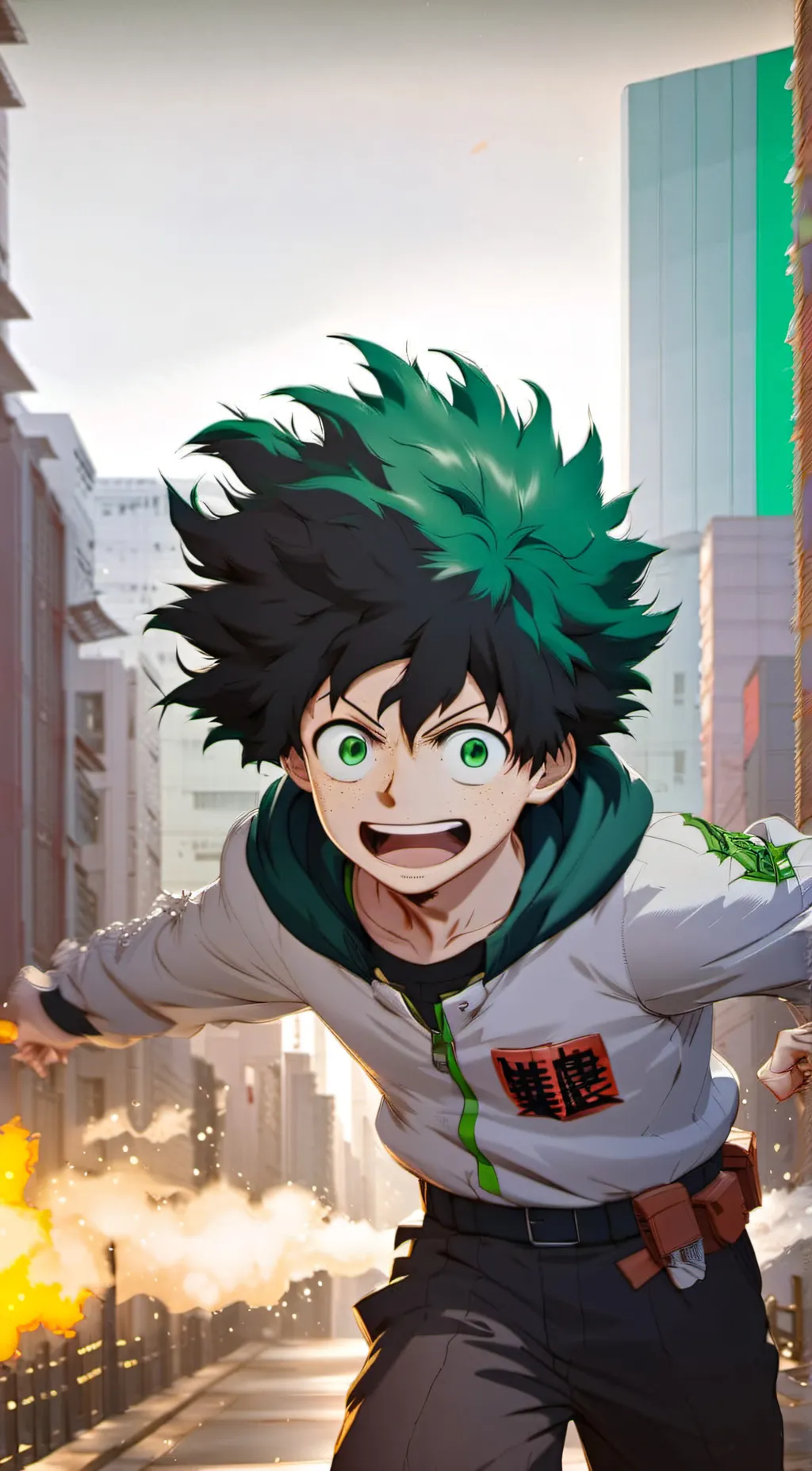 ai character: Deku background