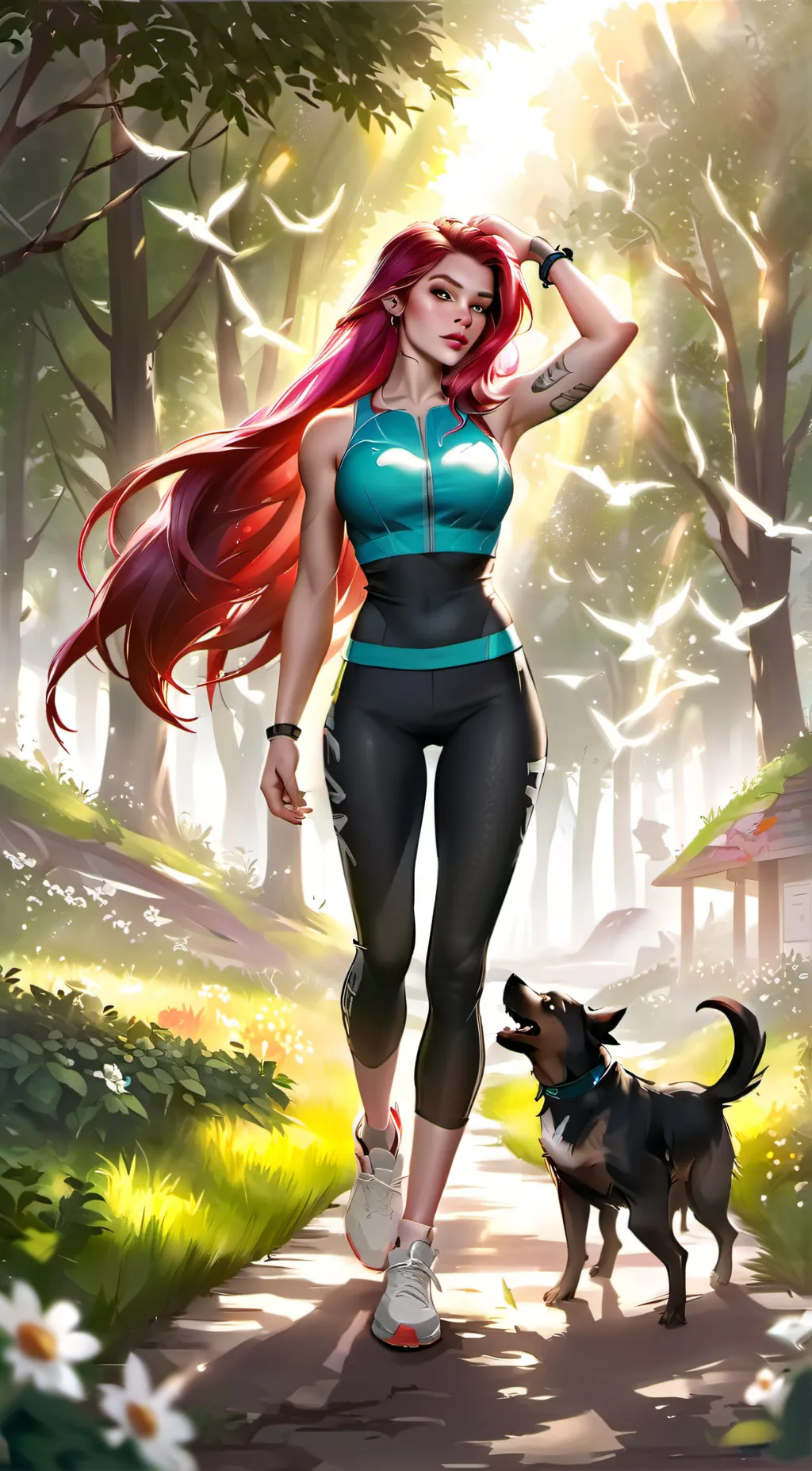 ai character: Momy background