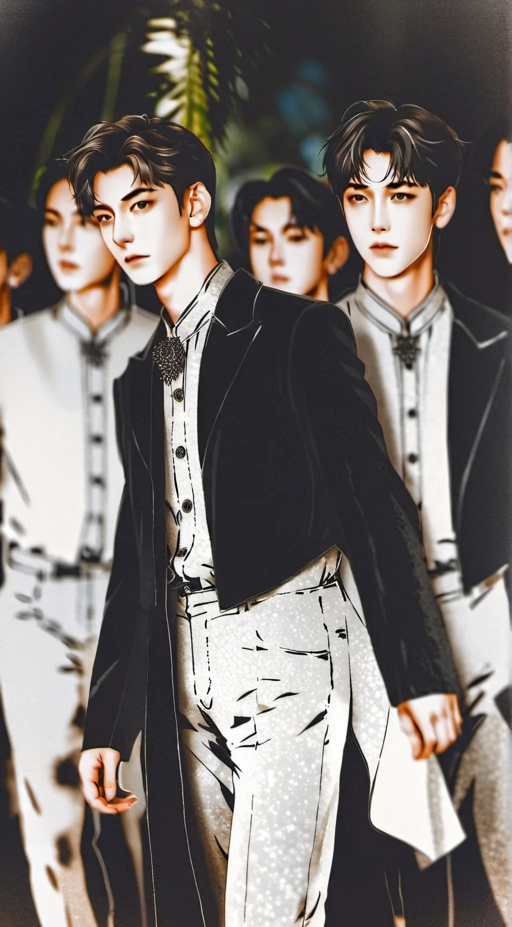 ai character: BTS background